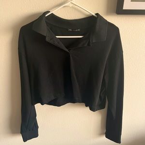 Zara Cropped Long Sleeve
